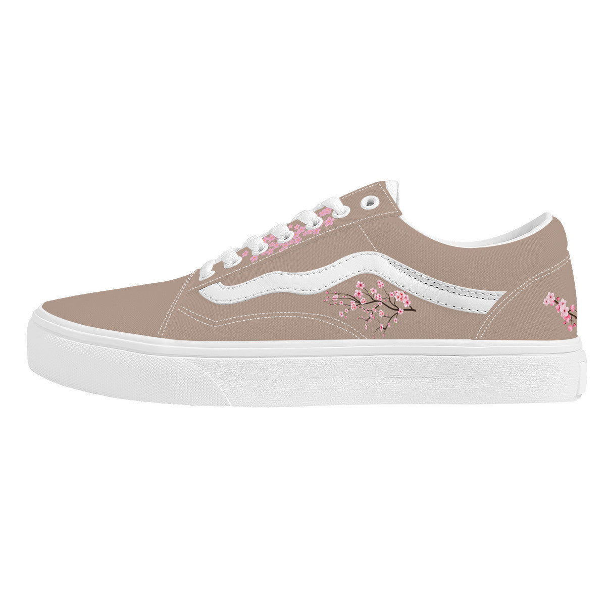 Brown Mouse Low Top Flat Sneaker