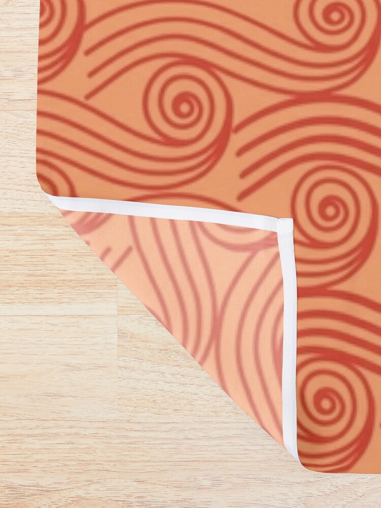 Japanese Sun-Kissed Waves Shower Curtains