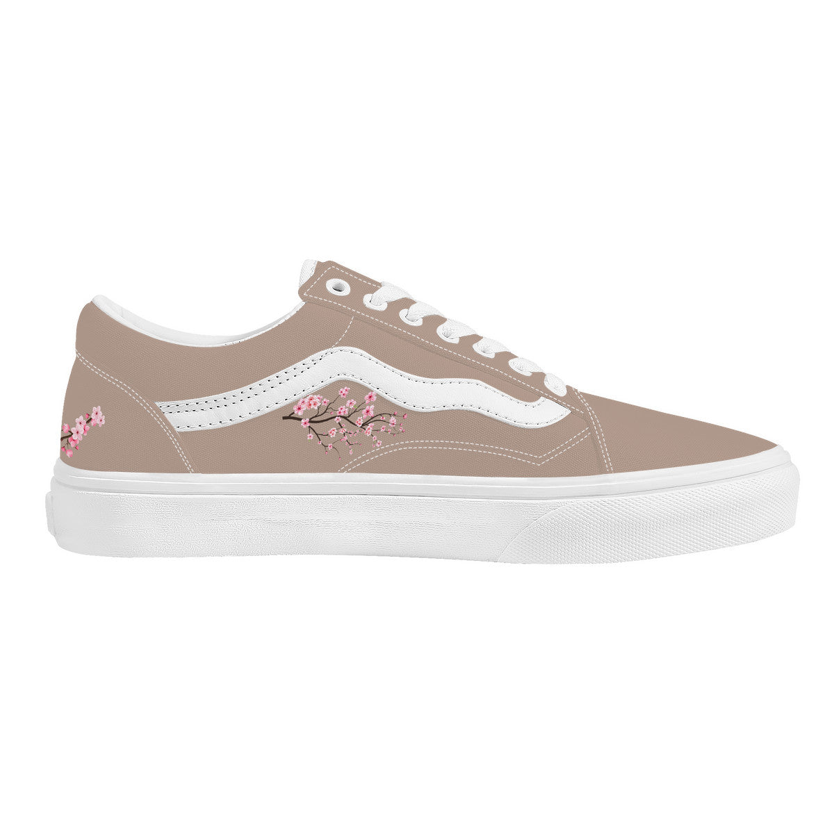 Brown Mouse Low Top Flat Sneaker