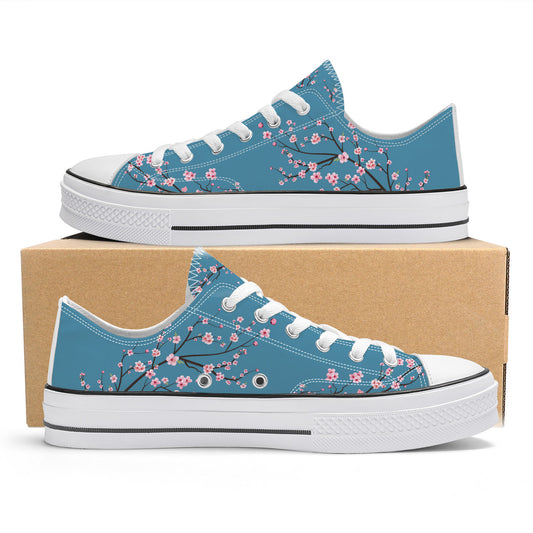 Blue Sky Sakura Classic Low Top Canvas Shoes