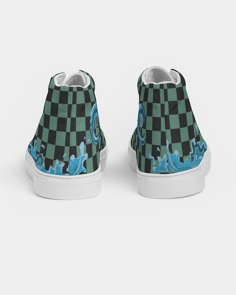 Vans Old Skool Demon Checkerboard Custom Handmade Shoes