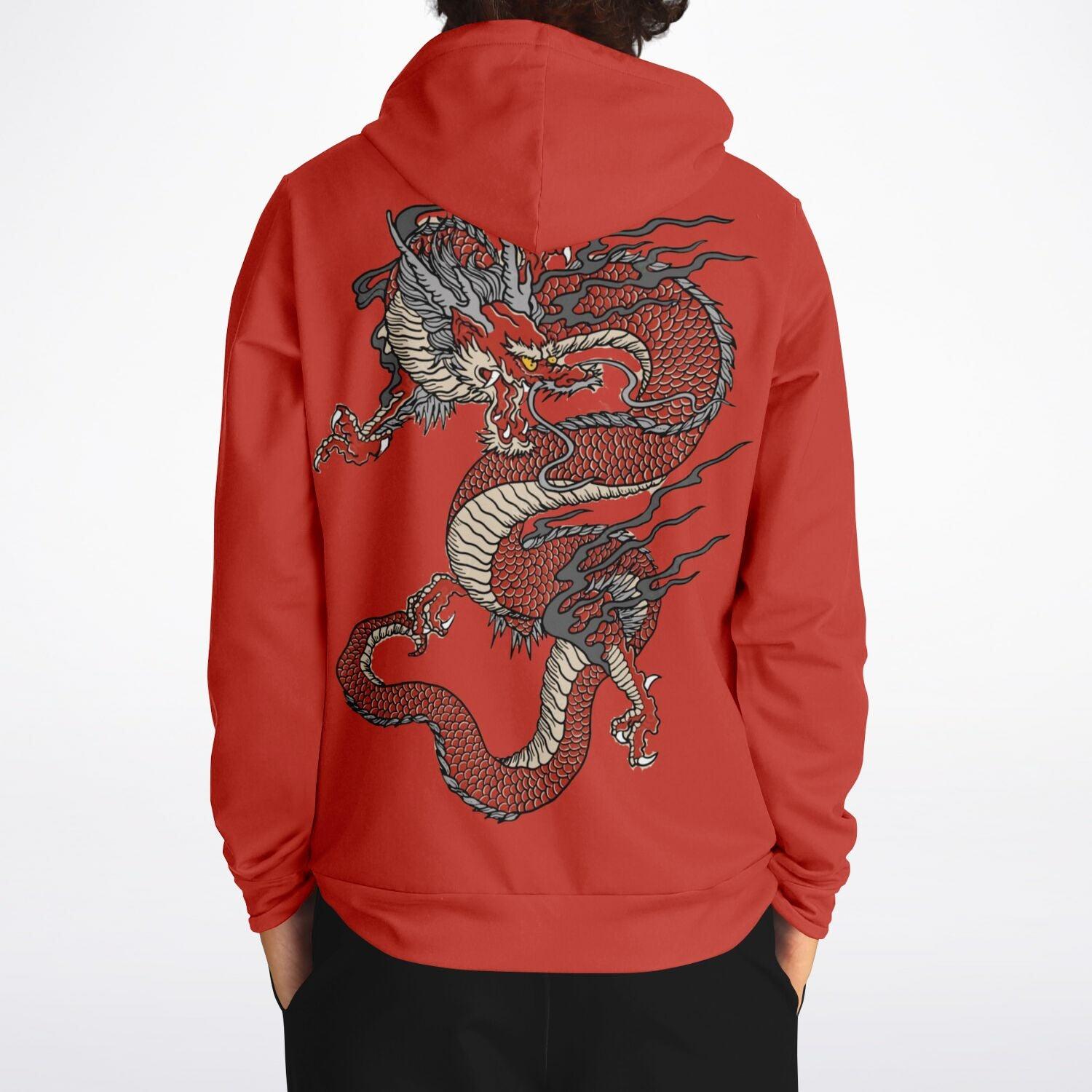 Red 2025 dragon sweatshirt