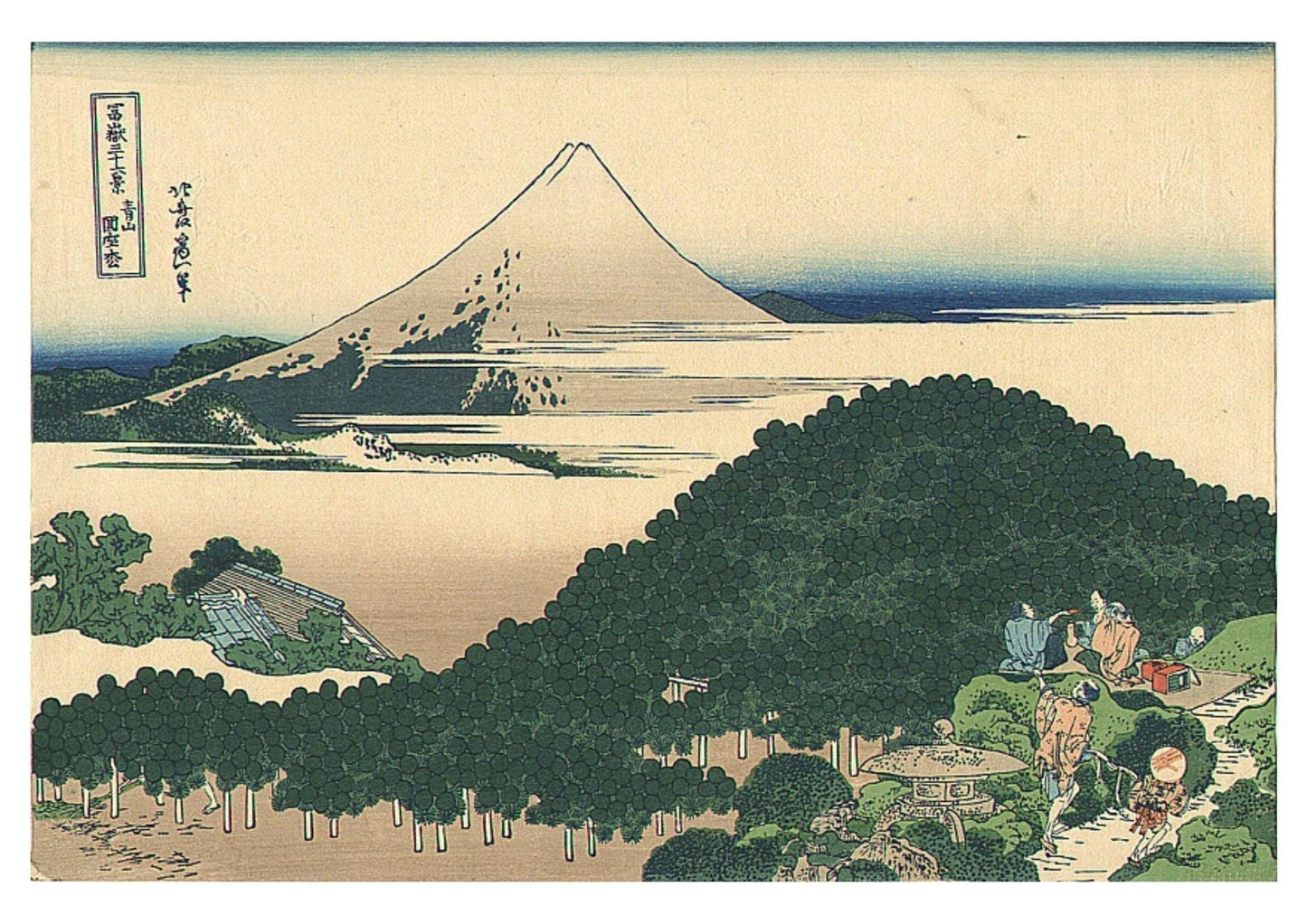 36 Views of Mt Fuji - Hokusai - Digital Download - Kaito Japan Design 