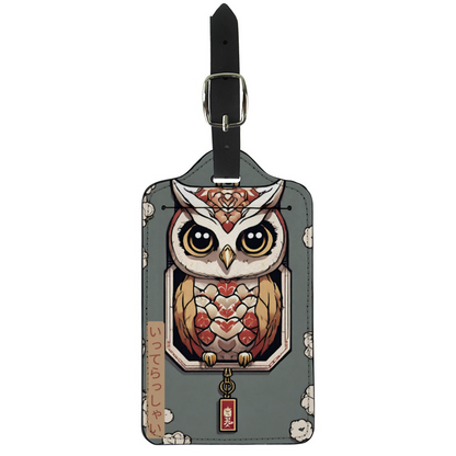 Owl Fukuro Luggage Tag