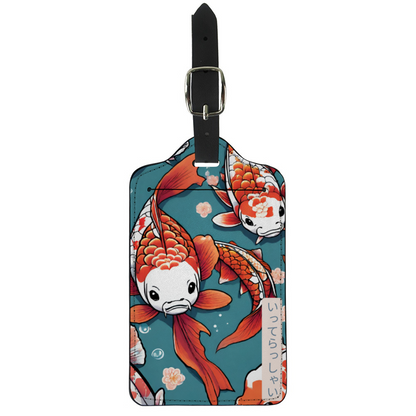 Koi Love Luggage Tag