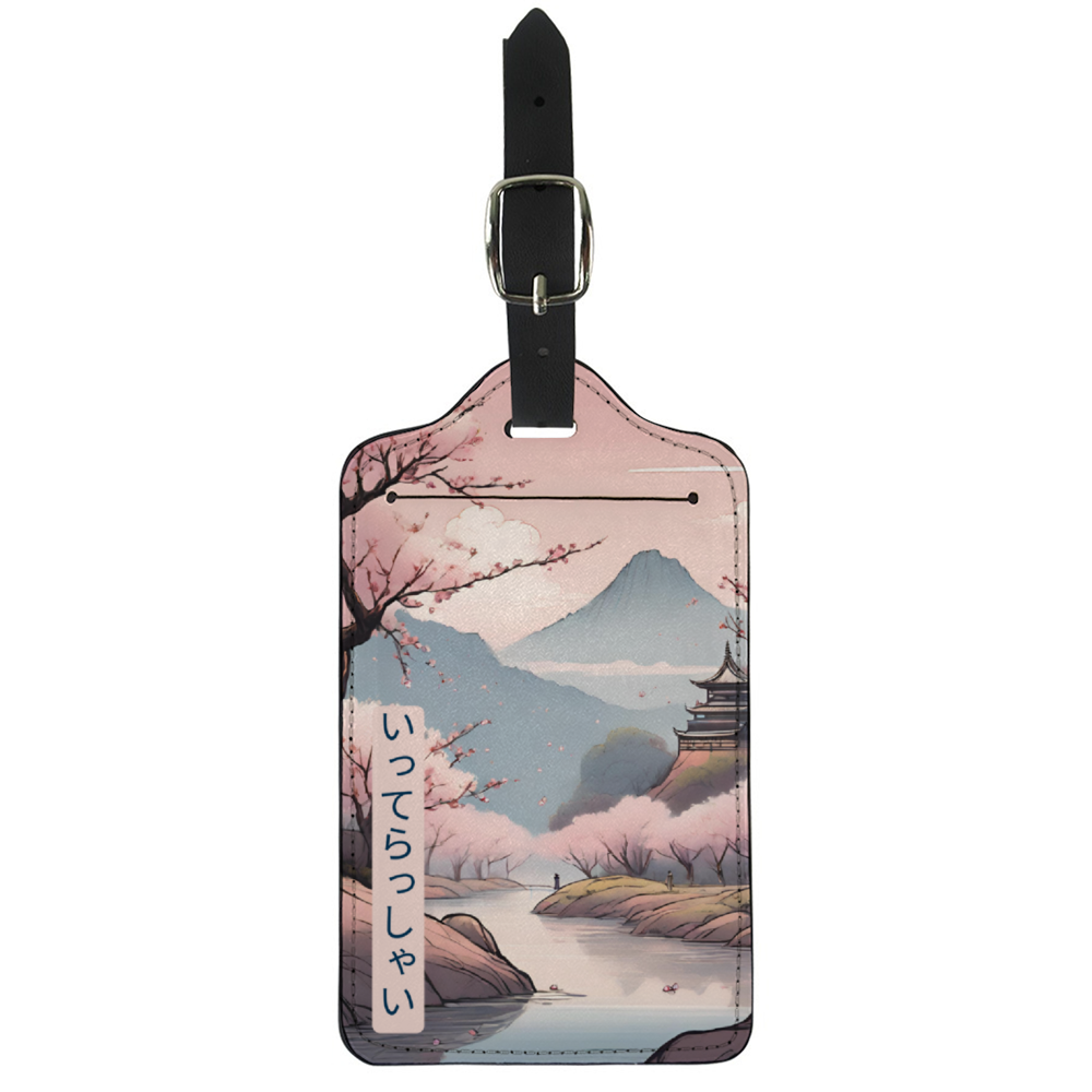 Cherry and Castle Luggage Tag