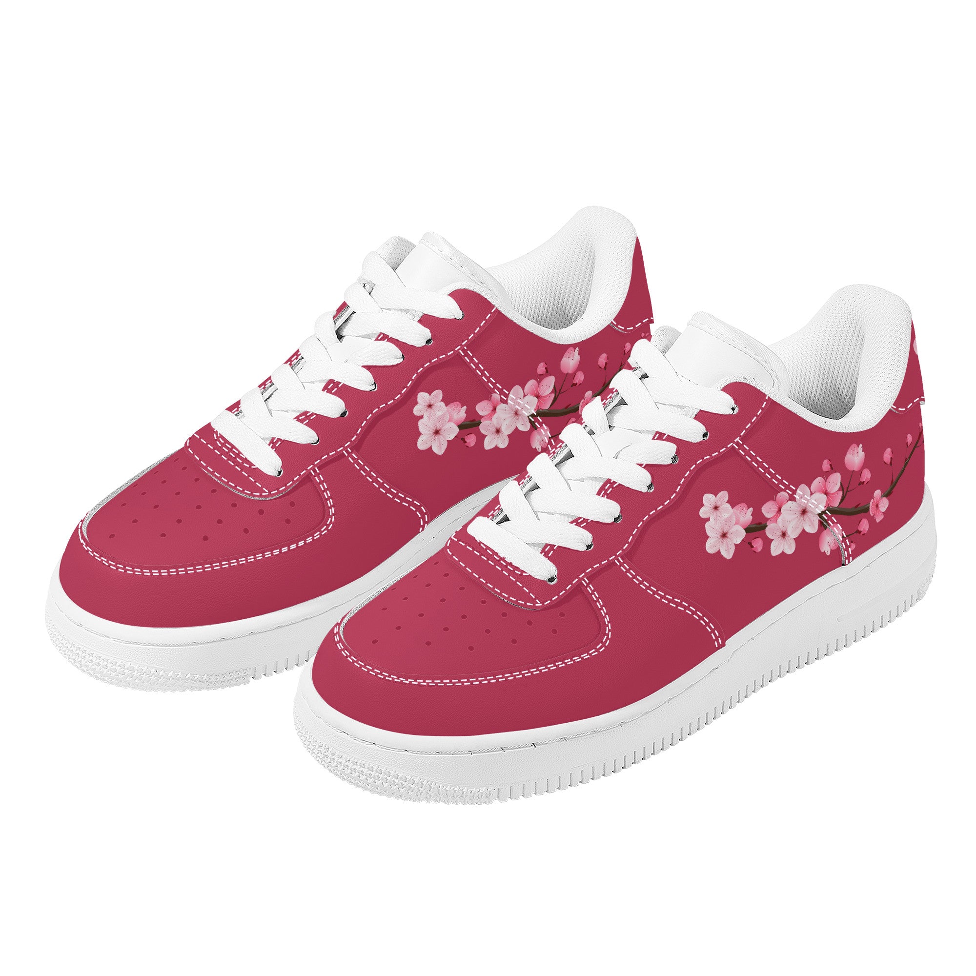Cherry Blossom Sakura Low Top Unisex Sneakers – Kaito Japan Design