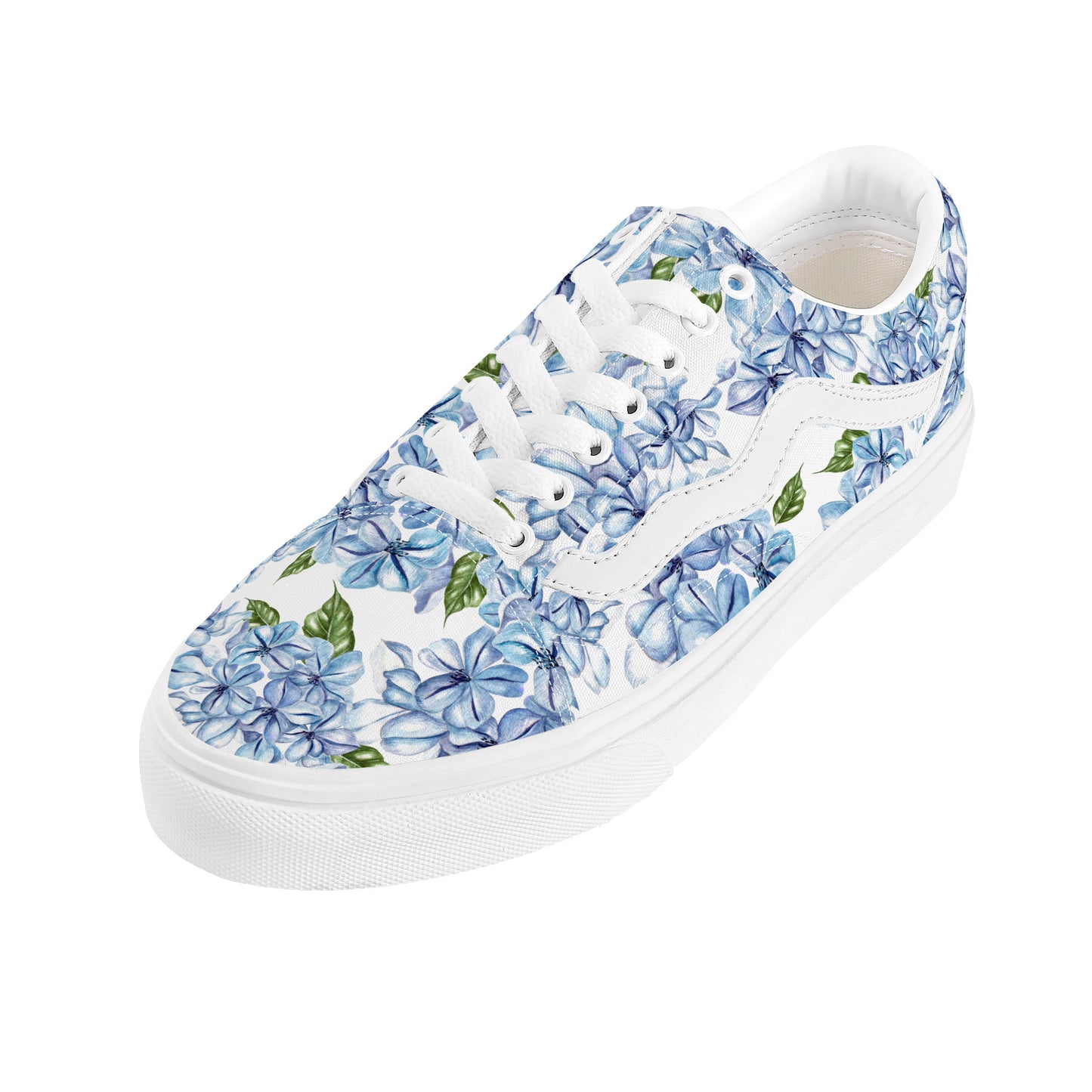Blue Bloom Low Top Sneaker