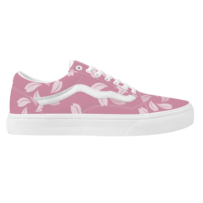 Pink October Low Top Flat Sneaker