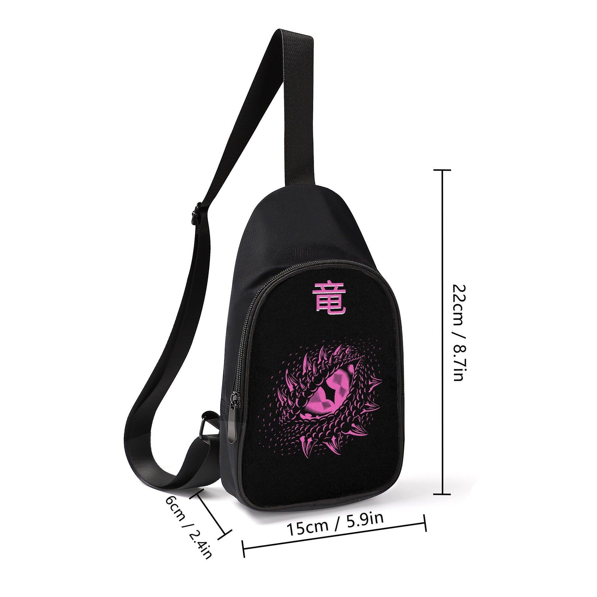The Pink Dragon Chest Bag