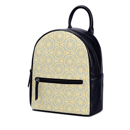 Blue and Yellow Backpack