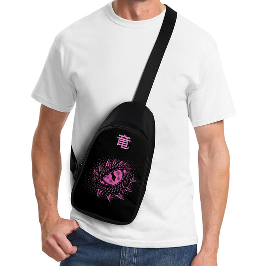 The Pink Dragon Chest Bag