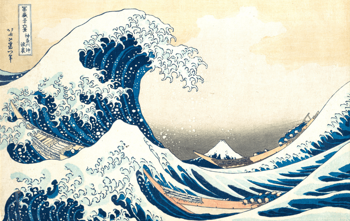 The Great Wave Off Kanagawa by Katsushika Hokusai 
