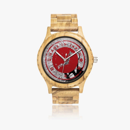 "Made In Japan" Wooden Watch