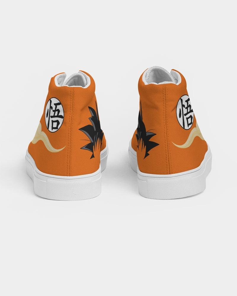 DBZ - Goku Orange Men's Hightop Canvas Sneakers Shoes