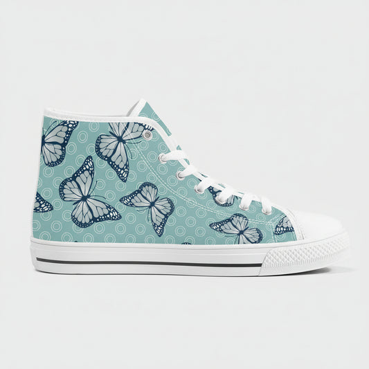 Blue Butterfly Eisen High Tops