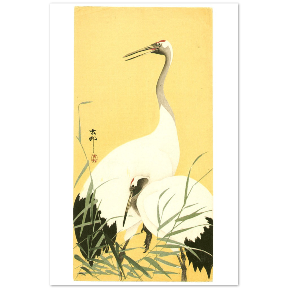 Two Cranes - Ohara Koson