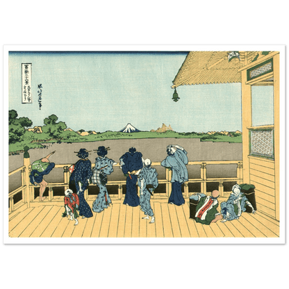 13. Five Hundred Rakan Temple - Katsushika Hokusai