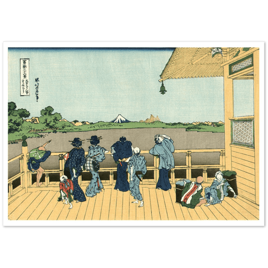 13. Five Hundred Rakan Temple - Katsushika Hokusai