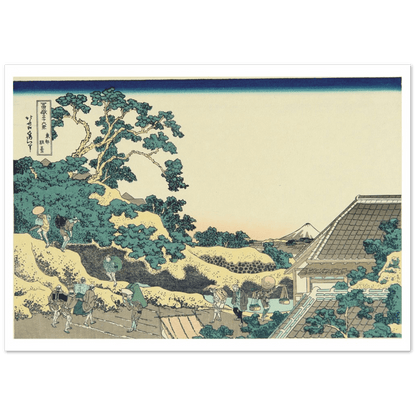 5. Surugadai - Katsushika Hokusai