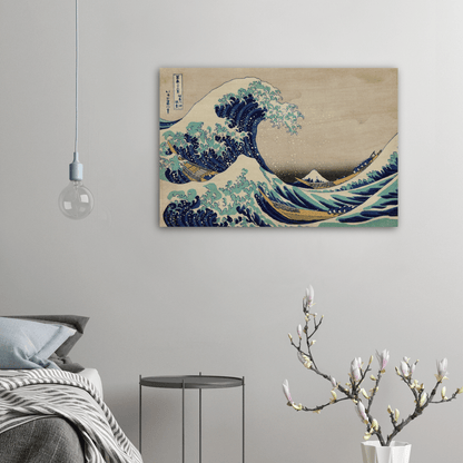 10% OFF for all new users. To render its authenticity it is printed on Wood, Enjoy this antique woodblock-style art print illustration of The Great Wave off Kanagawa by Katsushika Hokusai. One of the most famous ukiyo-e paintings in the world, part of the thirty-six view of Mount Fuji series by Hokusai. 